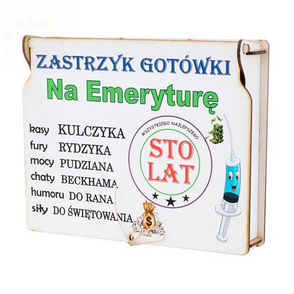 Pudełko Zastrzyk gotówki na Emeryturę