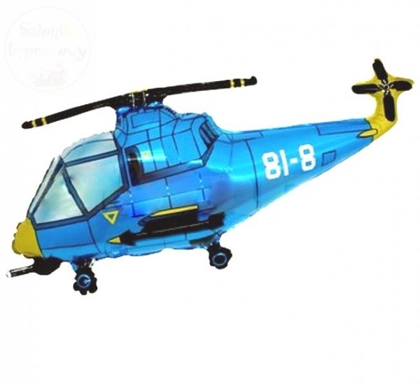 Balon foliowy 24 &quot; Helikopter&quot; niebieski