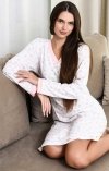 Betina 1181 koszula nocna w groszki XXL-3XL