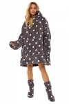 Ciepła obszerna bluza soft L&L 2468 
