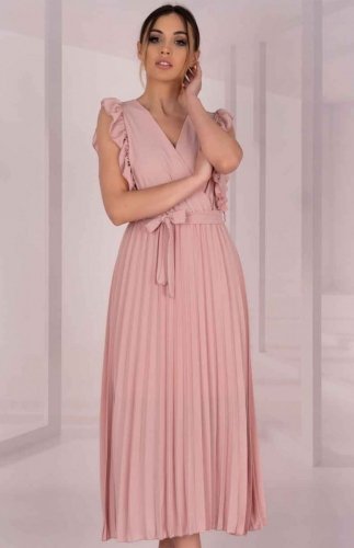 Sukienka Merribel Merlotina różowa