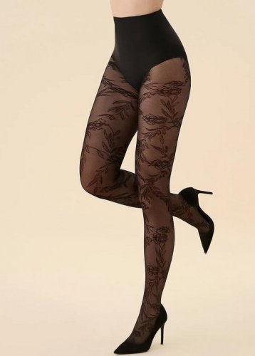 Rajstopy Gabriella Floral 20 den 2-4