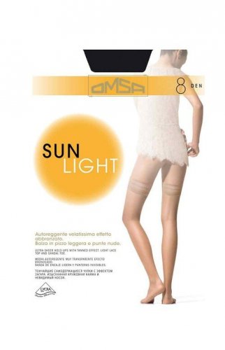 Pończochy Omsa Sun Light 8 den
