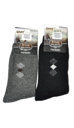 Skarpety GNG 5575 Thermo Wool Romby 39-46