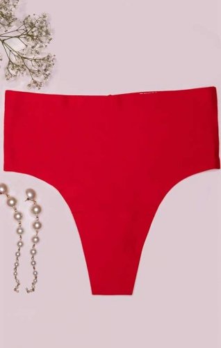 Czerwone stringi Julimex Simple Maxi 