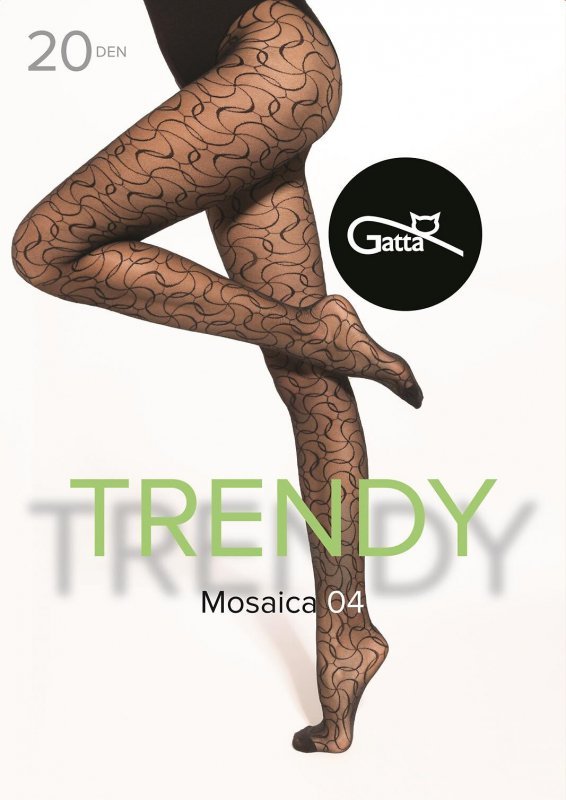 Rajstopy Gatta Trendy Mosaica wz.04 20 den 2-4