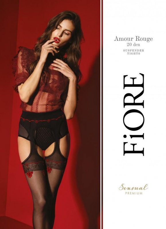 Rajstopy Fiore O 5028 Amour Rouge 20 den