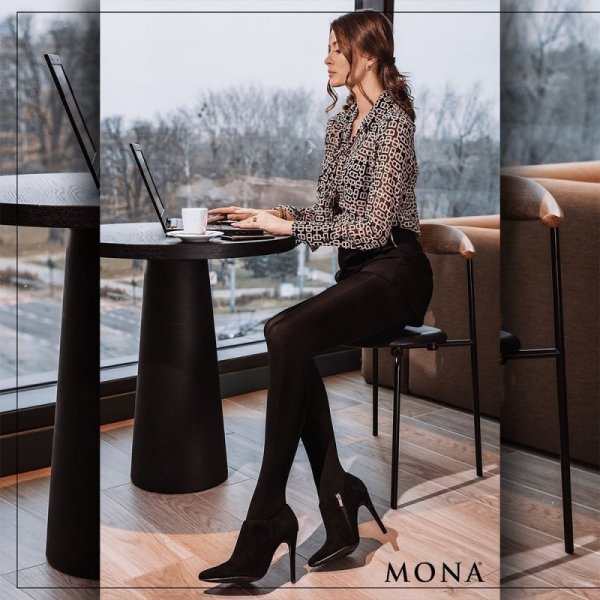 Rajstopy Mona Soft 3D 60 den 2-4