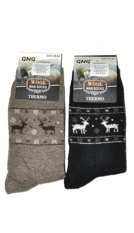 Skarpety GNG 5575 Thermo Wool Renifery 39-46