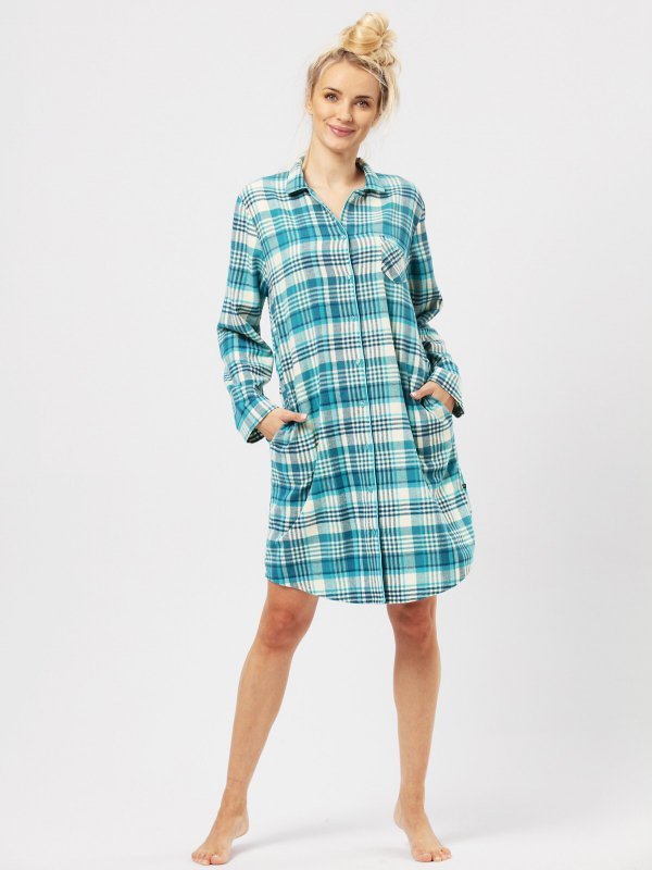 Koszula nocna flanelowa Key LND 471