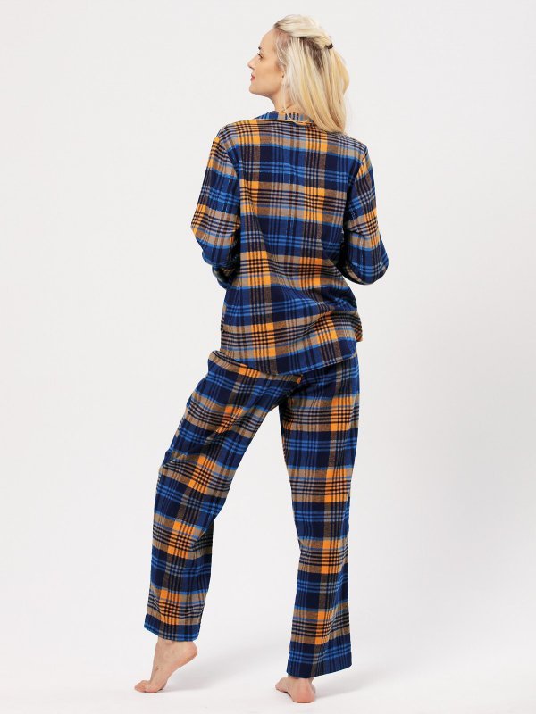Key LNS 481 piżama damska flanelowa 2XL-3XL