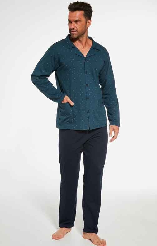 Rozpinana piżama męska z długim rękawem Cornette 114/64