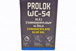 K2 PROLOK KLEJ BŁYSKAWICZNY CYJANOAKRYLOWY W ŻELU + PODKŁAD WC70 WC54