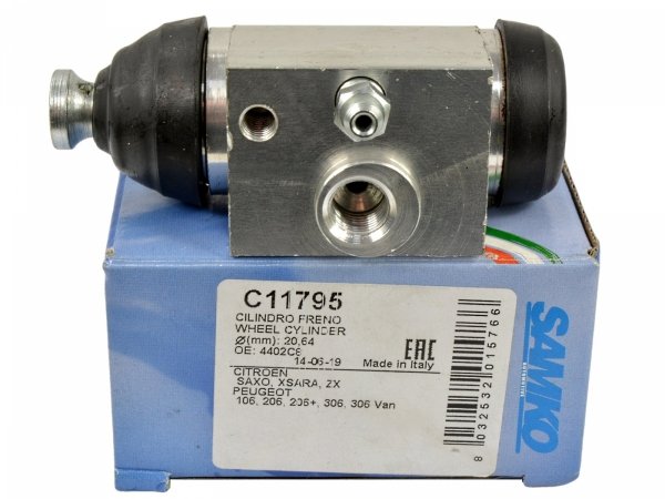 CYLINDEREK HAMULCOWY C2 C3 SAXO XSARA 1007 206 306