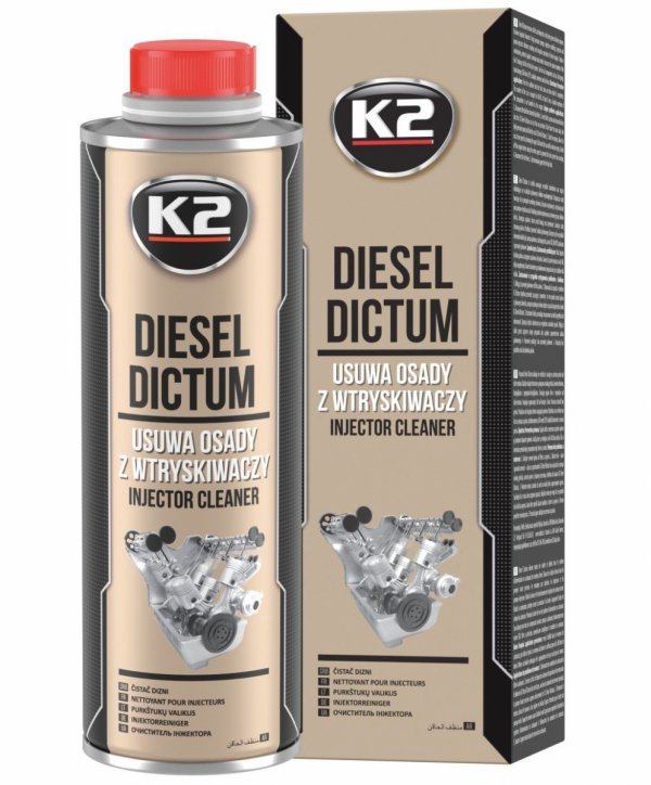 K2 DIESEL DICTUM DO CZYSZCZENIA WTRYSKÓW WTRYSKIWACZY 0,5L