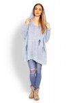 Sweter Damski Model 30055 Sky Blue - PeeKaBoo
