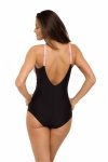 Jednoczęściowy strój kąpielowy Kostium kąpielowy Model Daniella Nero-Semifredo M-555 Black/Pink - Marko