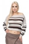 Sweter Damski Model 70017 Beige - PeeKaBoo