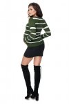 Sweter Ciążowy Model 40044 Khaki - PeeKaBoo