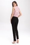 Czarne klasyczne spodnie damskie SD39 Black - Nife