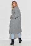 Sweter Kardigan Model S101 Grey Melange - Makadamia