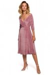 Sukienka Model MOE645 Dirty Pink - Moe