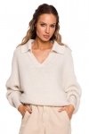 Sweter Damski Model MOE687 Kość słoniowa - Moe
