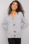 Sweter Damski  Model LC-SW-A1.28X Grey - Rue Paris