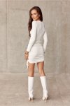 Sukienka Model EKR SUK0387 Ecru - Roco Fashion