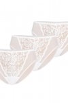 Figi Komplet figi Model Glamour 312-3 White - Teyli