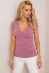 Bluzka Model RV-TS-5636.03X Dark Pink - Rue Paris