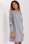 Sukienka Model RV-SK-8979.94P Grey - Rue Paris