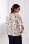 Bluzka Model Jenna BLU0179 Y24 Beige - Roco Fashion