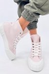 Trampki płócienne za kostkę ROGERS PINK - Inello