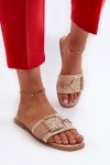 Sandał Klapki Model Taleci 1826 Beige - Step in style
