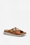 Sandał Klapki Model Inblu CN000032 Camel - Step in style