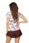 Piżama Damska Model Naomi 1/2 Brown - Donna