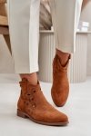 Botki Model S.Barski HY42-081 Camel - Step in style