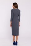 Sukienka Model S372 Grey - Stylove