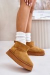 Śniegowce Model Saldren 24BT26-7368 Camel - Step in style