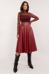 Spódnica Model DHJ-SD-A1997.76 Bordo - Italy Moda