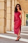Sukienka Model Virginia BOR SUK0438 Bordo - Roco Fashion