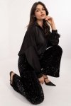 Spodnie Damskie Model MI-SP-4323C.28 Black - Italy Moda