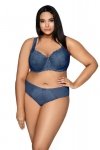 Biustonosz push up Biustonosz Usztywniany Model Carmela Big M-053/22 Szafir - Mat