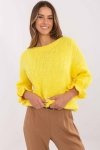 Sweter Damski Model MI-SW-2912.10X Yellow - Italy Moda