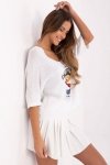 Sweter Damski Model MI-SW-2101.06 Ecru - Italy Moda