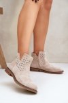Botki Model Elivaya A2905-8 Light Beige - Step in style