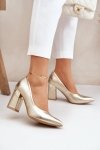 Czółenka Model Lewski 3117 (35325) Gold - Step in style