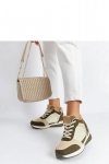 Zielone sneakersy na koturnie Chestnut - Solea