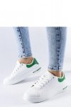Biało-zielone sneakersy Leland - Solea